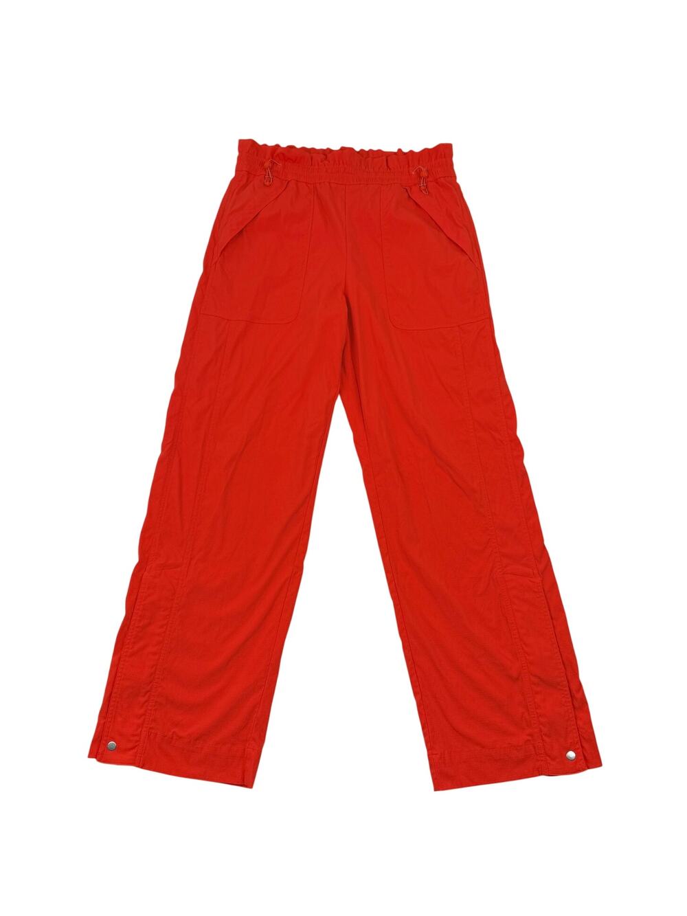 Athleta Trekkie High Rise Parachute Pant Vermillion Orange Gorpcore Outdoors 8